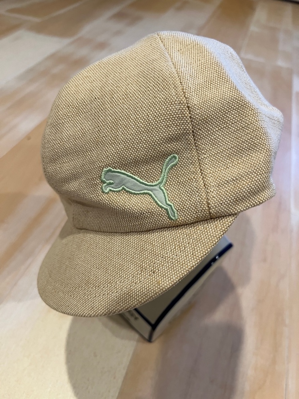 Puma Women’s Tan Cap with Mint Logo Accent